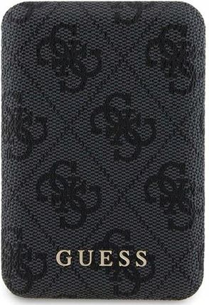 Guess 4G Leather Metal Logo Magsafe - Power Bank Indukcyjny 5000 Mah 15W Ma