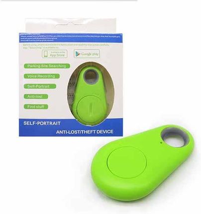 LOKALIZATOR BRELOCZEK GPS BLUETOOTH ANTI-LOST ZIELONY