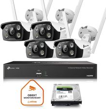 Zdjęcie Tp-Link Zestaw Wi-Fi Do Monitoringu 4 Kamery Bezprzewodowe Vigi C340-W Ir 30M (Z38340B4) - Skarżysko-Kamienna