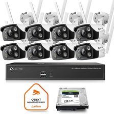 Zdjęcie Tp-Link Zestaw Wi-Fi Do Monitoringu 8 Kamery Bezprzewodowe Vigi C340-W Ir 30M (Z38340B8) - Krynki