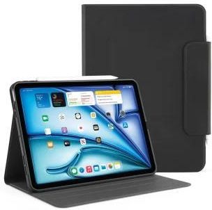 Pipetto Origami No5 Rotating Folio Case Do Ipad Air 13" (2024) Black (P05949AE)