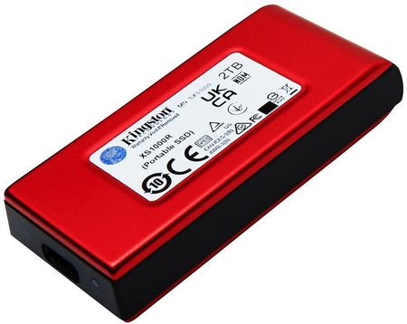 Dysk zewnętrzny Kingston Xs1000 2Tb Usb C Usb 3.2 Gen 2 Red