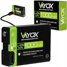 Zdjęcie Vayox Akumulator Do Latarki Czołowej Va0196 Va0303 Li-Ion 1000Mah 3.7V - Olszyna