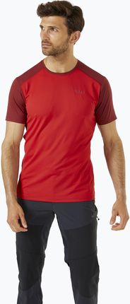 Koszulka męska Rab Force ascent red/oxblood red | WYSYŁKA W 24H | 30 DNI NA ZWROT Zima 2024
