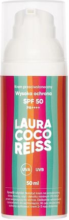 Krem Laura Coco Reiss Przeciwsłoneczny Wysoka Ochrona Spf 50 Uva Pa++++ + Uvb 50Ml