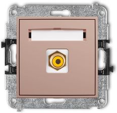 Karlik Gniazdo Rca (Typu Cinch) Pojedyńcze Łososiowy Icon 62Igrca-1
