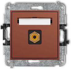 Karlik Gniazdo Rca (Typu Cinch) Pojedyńcze Terakota Mini 63Mgrca-1