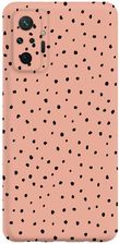 Pieceofcase Etui Czarne Matowe Z Nadrukiem Xiaomi Redmi Note 10 Pro Kropki Tiny Dots