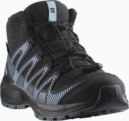 Salomon Xa Pro V8 Mid Wp Black Neptune Alaskan Blue