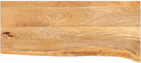 vidaXL Blat Stołu Z Naturalną Krawędzią 80X30X3,8 Cm Drewno Mango