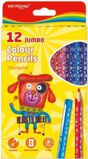 Zdjęcie Keyroad Kredki Ołówkowe Trójkątne 12 Kolorów Jumbo - Tychy