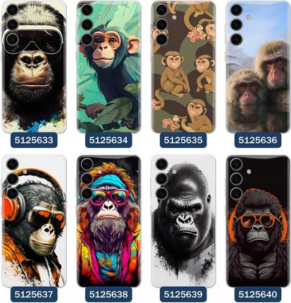 Etui Do Samsung Galaxy S24 Ultra Małpki Małpa Goryl Szympans Pawian - zdjęcie 4