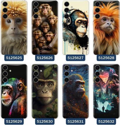 Etui Do Samsung Galaxy S24 Ultra Małpki Małpa Goryl Szympans Pawian - zdjęcie 2