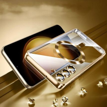 Etui Złote Do Magsafe Cam Case Obudowa Futerał Samsung Galaxy S23 - zdjęcie 2