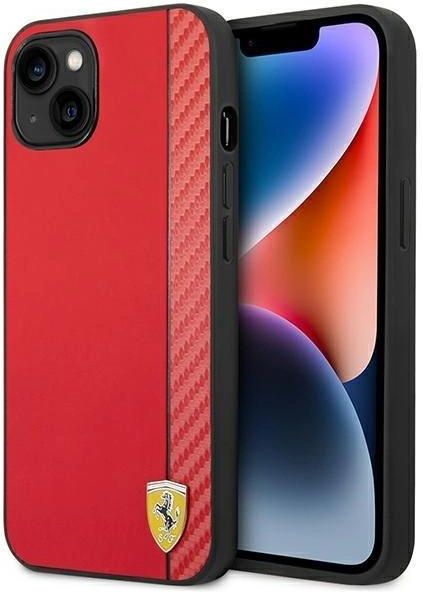 ETUI FOLIO FERRARI FORMULA ONE POUR APPLE IPHONE 5 5S SE 2016 CARBONE