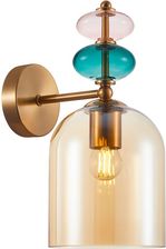 Zdjęcie Italux Wl-30263-1B-Bro-Ambbusco Nowoczesny Szklany Kinkiet (Wl302631Bbroamb) - Dąbrowa Górnicza