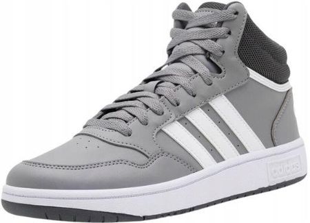 Buty sportowe damskie wysokie Adidas Hoops Mid 3.0 K IF2721 szare