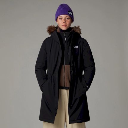 Damska Kurtka Ocieplana The North Face W Zaneck Parka - Tnf Black/Tnf Black