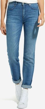 WRANGLER HIGH RISE SLIM DAMSKIE SPODNIE JEANSOWE PERFECT GAME W27GEP025