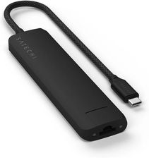 Satechi 7-in-1 USB-C Slim Multiport Adapter with Ethernet - Black (STP7SK)