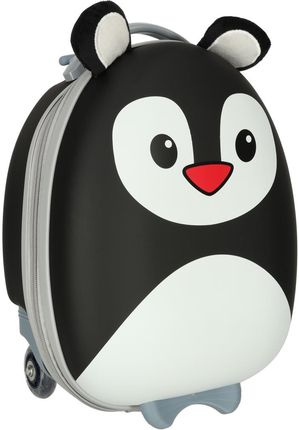 Dziecięca walizka podróżna na kółkach z pingwinem