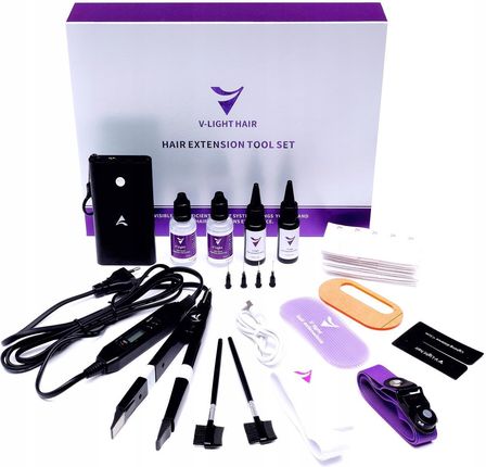 V-LIGHT HAIR EXTENSIONS - Kompletny zestaw do przedłużania włosów vlight.pl