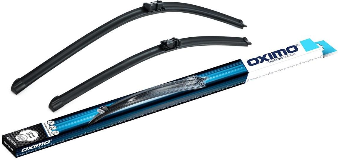 Oximo Set Tergicristalli Anteriori Per Ford Focus III (2011-) – 700+700 Mm, Costruzione Flat Con Spoiler, Gomma Siliconica