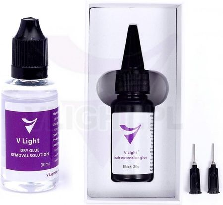 V-LIGHT Zestaw Klej czarny + Removal