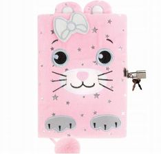 Zdjęcie Derform Pamiętnik Pluszowy Z Kłódką Kotek - Rawa Mazowiecka