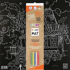 Zdjęcie Mata Czarna Kreda Halloween Funny Mat Strigo - Swarzędz