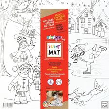 Zdjęcie Mata Biała Zabawa Na Śniegu Funny Mat Strigo - Chrzanów