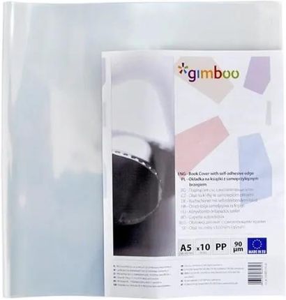 Okładka Na Książki Gimboo Z Samoprzylepnym Brzegiem A5 10Szt.