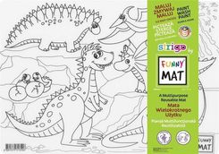 Zdjęcie Mata Transparentna Dinozaury Funny Mat Strigo - Brzesko