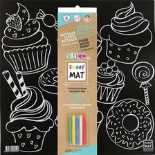 Zdjęcie Mata Czarna Kreda Ciastka Funny Mat Strigo - Słupca