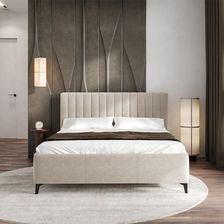 Comforteo Łóżko Melody Tapicerowane 180X200 Pojemnik Z Pojemnikiem Tkanina Wind 90
