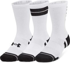 Zdjęcie Skarpetki treningowe uniseks Under Armour UA Perf Tech Nov 3pk Crew - białe - Łazy