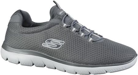 Skechers Summits, męskie sneakersy z siateczki, buty sportowe w kolorze szarym, wkładka z pianki z pamięcią kształtu, podeszwa zewnętrzna Skechers, mo