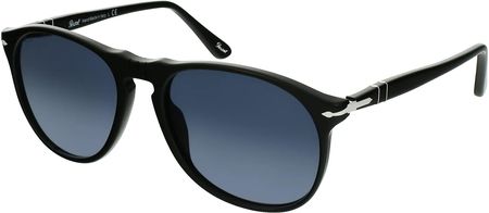 Persol PO9649S Męskie okulary przeciwsłoneczne, Oprawka: Acetat, czarny