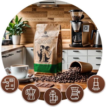 Coffee Broastery Ziarnista Brazylia Mogiana & Guaxupe 2kg 100% Arabica - zdjęcie 3