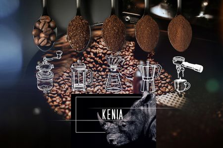 Eight Cafe Ziarnista Świeżo Palona 100% Arabica Kenia 500g Do Ekspresu - zdjęcie 3