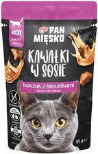 Pan Mięsko Mokra Karma W Sosie Z Kurczakiem I Krewetkami 85G