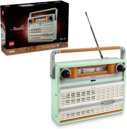 LEGO Icons 10334 Radio w stylu retro