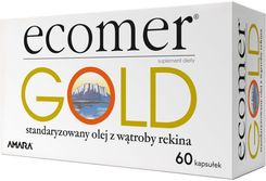 Zdjęcie Amara Ecomer Gold olej z wątroby rekina 500mg 60kaps. - Zgorzelec
