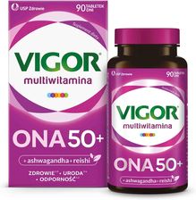 Zdjęcie Usp Zdrowie Vigor Multiwitamina Ona 50+ 90 tabl. - Chorzele