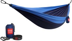Zdjęcie Grand Trunk Hamak Double Delux Parachute Nylon + Straps Navy Light Blue - Wolbrom