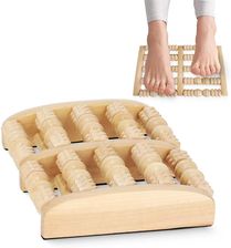 Zdjęcie 4FIZJO Drewniany Półokrągły Podnóżek Do Masażu Stóp Masażer Roller Wfm01 - Ulanów