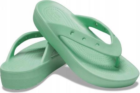 Damskie Buty Japonki Klapki Crocs Platforma 207714 Flip 39-40