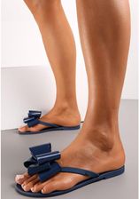 Zdjęcie GRANATOWE PŁASKIE JAPONKI ROZMIAR 36 II GATUNEK - Górzno