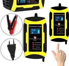 Zdjęcie Heckermann Automatyczny Prostownik Akumulatorowy Lcd 12V 6A (38565) - Warszawa