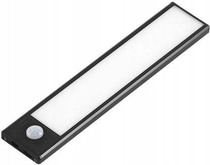 Masterled Lampka Podszafkowa Led Listwa Meblowa 1W 4500K 20Cm Z Czujnikiem Ruchu Czarna